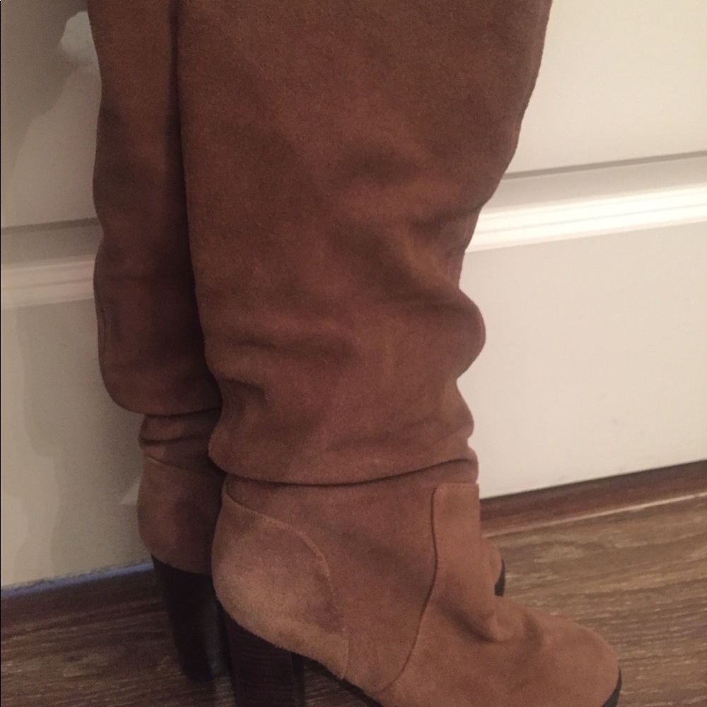 Aldo suede blockheels boots